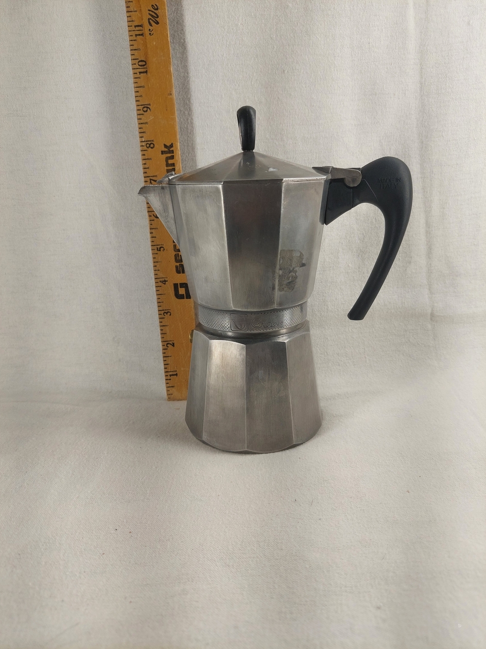 G.A.T. Aluminum Stovetop Moka Pot Espresso Maker - 6 Cup